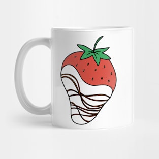 Chocolate Dipped Strawberry Mug